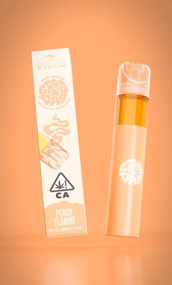 GRAB AND DAB PEACH FLAMBE DISPOSABLE