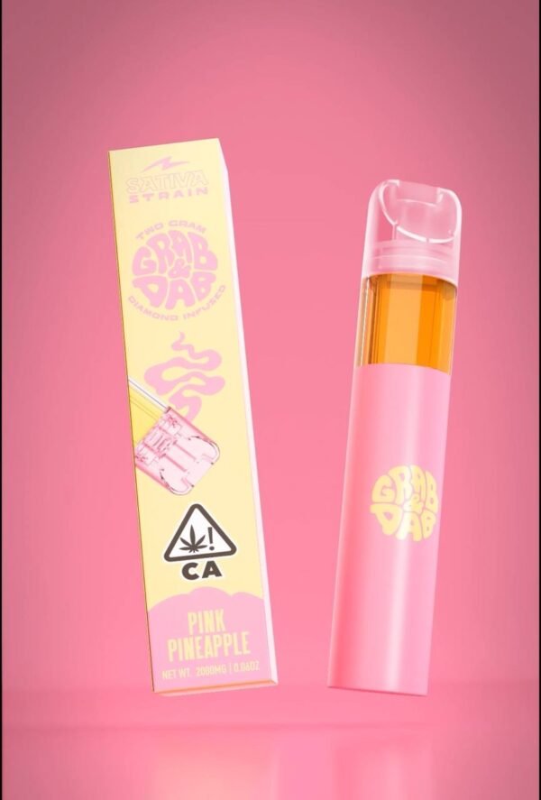 GRAB AND DAB PINK PINEAPPLE DISPOSABLE