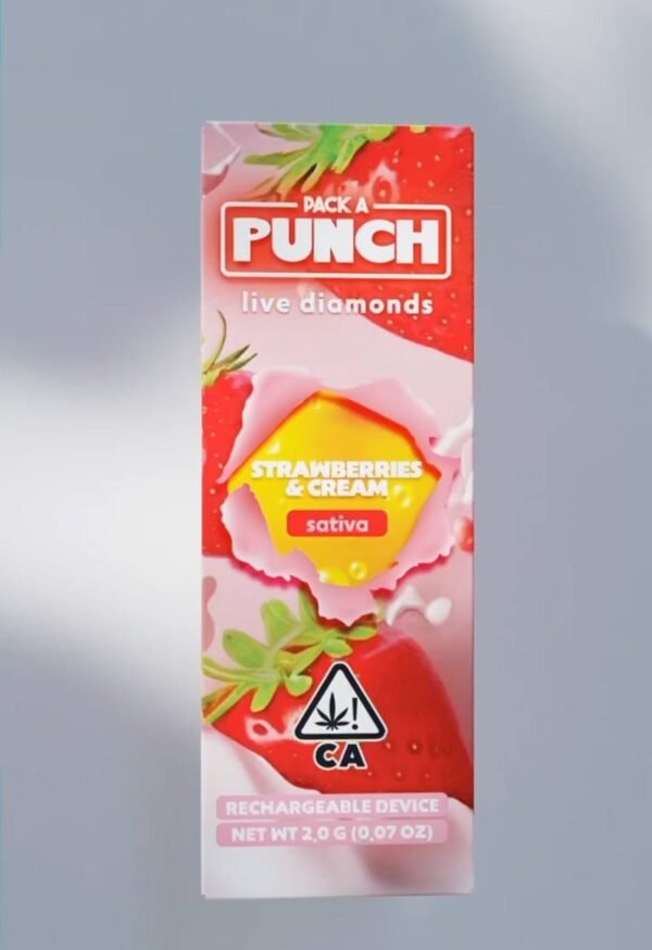  PACK A PUNCH STRAWBERRIES DISPOSABLE