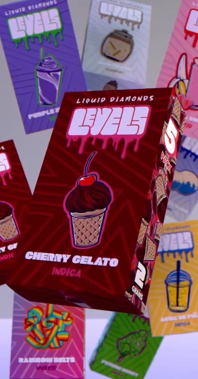 Levels cherry Gelato Disposable