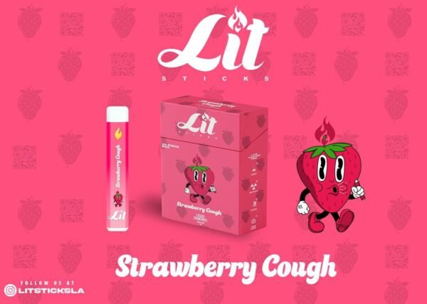 Lit Sticks Strawberry Cough Disposable