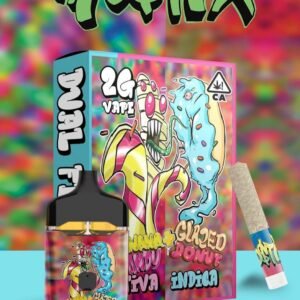 FROSTIX BANANA CANDY GLAZED DONUT DISPOSABLE
